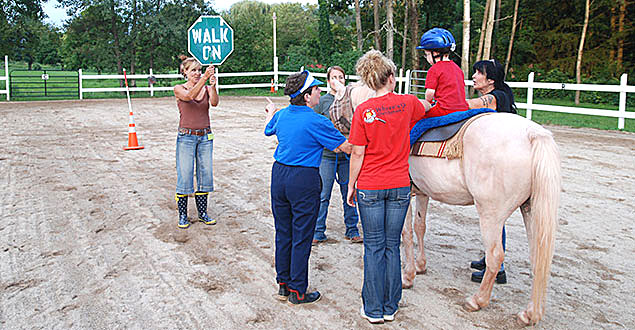 horse therapy photo